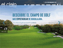 Tablet Screenshot of elcielogolf.com